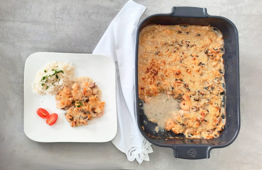 Gratinado de Mariscos