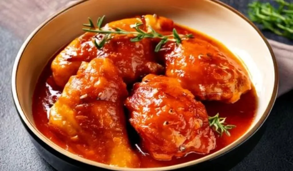 Muslos de Pollo en Salsa