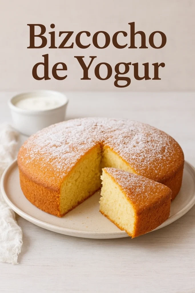 bizcocho de yogur esponjoso
